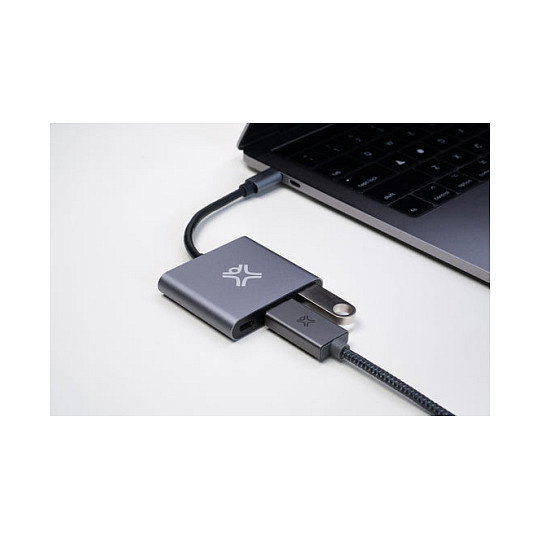 XTREMEMAC XWH-HUB3-13 Hub USB-C de 3 puertos