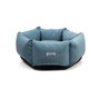 Gloria Cuna Hexagonal Hondarribia 60x60 cm Azul con Cojín