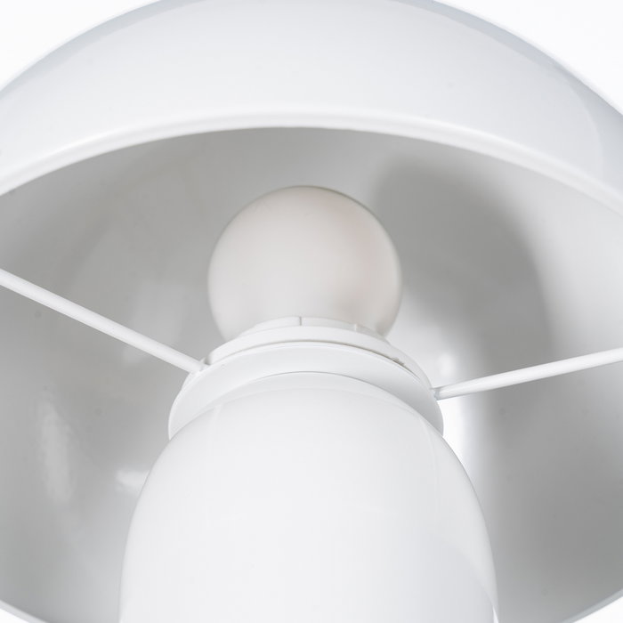 Lámpara Mesa Blanco Metal 20 X 20 X 24,50 cm