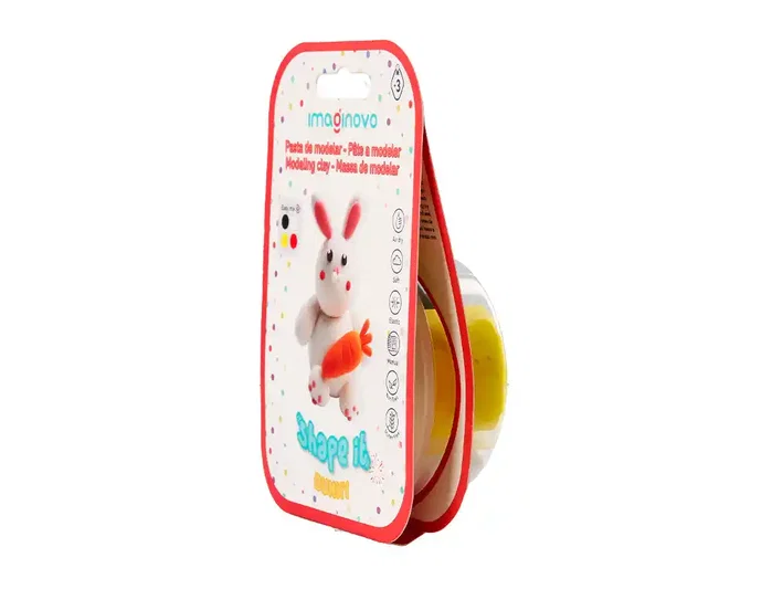 Imaginovo Pasta para Modelar Set de Colores Surtidos con Instrucciones de Conejito