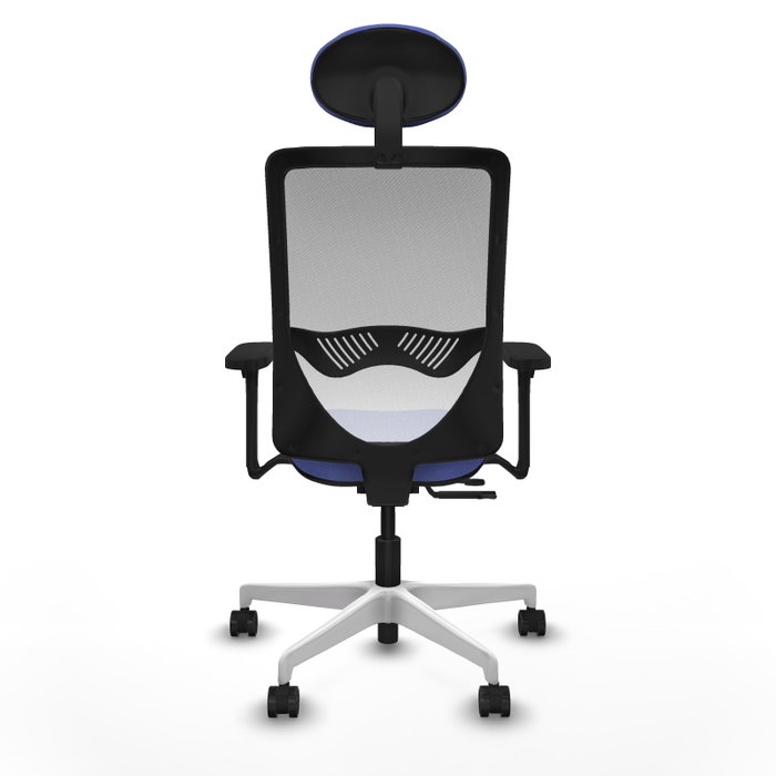PIQUERAS Y CRESPO Silla de oficina Zulema Azul claro y Blanco