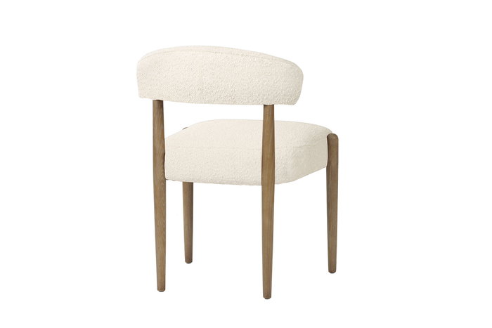 DKD Home Decor Silla de Fresno Tapizada en Poliéster Decape