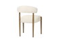 DKD Home Decor Silla de Fresno Tapizada en Poliéster Decape