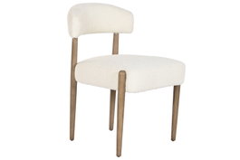 DKD Home Decor Silla de Fresno Tapizada en Poliéster Decape