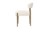 DKD Home Decor Silla de Fresno Tapizada en Poliéster Decape