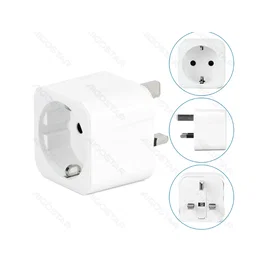 Aigostar Adaptador de Pared Universal Alemania a Gran Bretaña Blanco