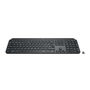 Logitech Teclado MX Keys Inalámbrico Retroiluminado para Empresa, Bluetooth/Logi Bolt, Compatible con Windows, macOS, iOS, Android, Teclado Numérico, Carga USB-C - Negro