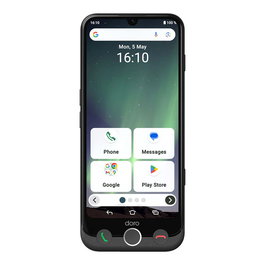 Doro Aurora A30 Grafito Smartphone 6 GB RAM 128 GB Almacenamiento Pantalla 6.1 Pulgadas Cámara 50 MP Android 14