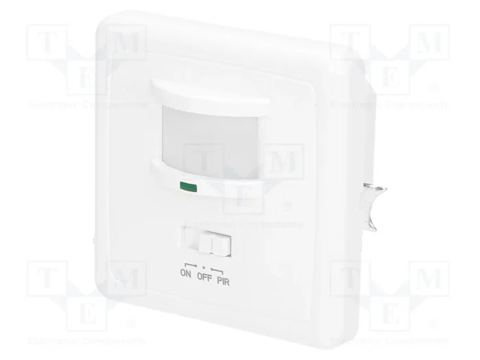 ORNO Sensor de movimiento infrarrojo empotrado 230VAC ORNO Sensor de movimiento infrarrojo empotrado 230VAC