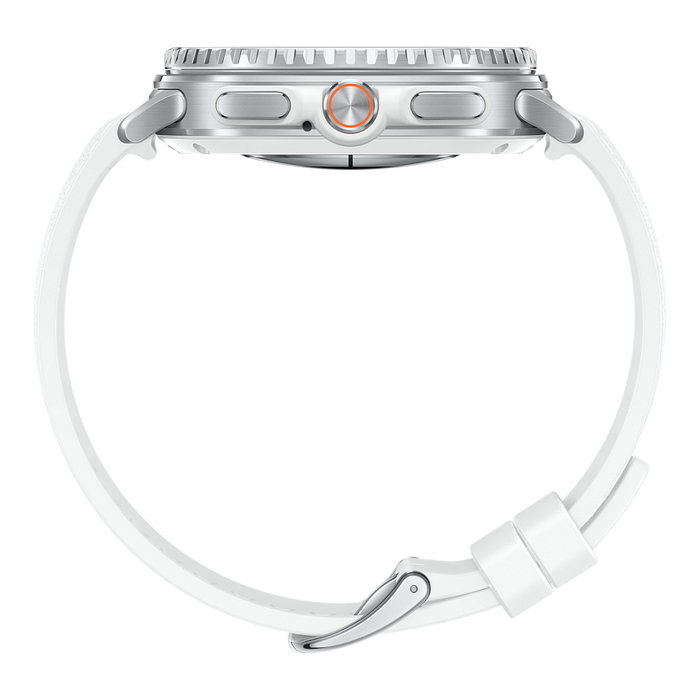 Samsung Galaxy Watch 8 Classic SM-L500 46 mm Plata y Blanco, Reloj Inteligente con Pantalla AMOLED 1.3", Wear OS, GPS, 64 GB, Resistente al Agua 5 ATM, Batería 445 mAh