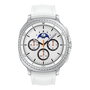 Samsung Galaxy Watch 8 Classic SM-L500 46 mm Plata y Blanco, Reloj Inteligente con Pantalla AMOLED 1.3", Wear OS, GPS, 64 GB, Resistente al Agua 5 ATM, Batería 445 mAh