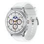 Samsung Galaxy Watch 8 Classic SM-L500 46 mm Plata y Blanco, Reloj Inteligente con Pantalla AMOLED 1.3", Wear OS, GPS, 64 GB, Resistente al Agua 5 ATM, Batería 445 mAh