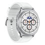 Samsung Galaxy Watch 8 Classic SM-L500 46 mm Plata y Blanco, Reloj Inteligente con Pantalla AMOLED 1.3", Wear OS, GPS, 64 GB, Resistente al Agua 5 ATM, Batería 445 mAh