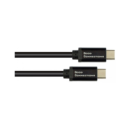 GoodConnections Cable USB-C a USB-C 1,5m 100W USB 2.0 Negro
