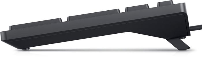 Dell KB525C Teclado para PC Retroiluminado USB-C con Teclado Numérico y 15 Teclas Programables - Español QWERTY, Negro, Resistente a Salpicaduras