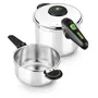 Monix Olla a Presión M911002 6L - Apta para Inducción. Cocina Rápida y Saludable.