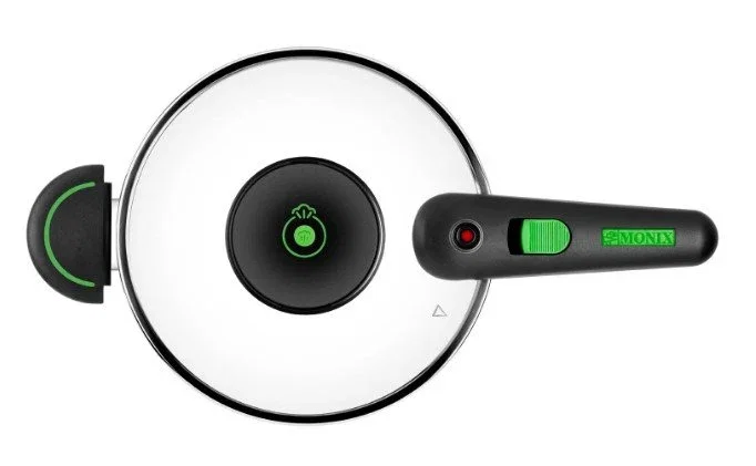 Monix M911002 Olla a presión de 6 L en acero inoxidable apta para inducción Monix M911002 Olla a presión de 6 L en acero inoxidable apta para inducción