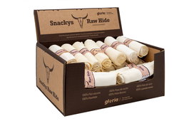 Snackys Rollo Piel Masticable para Perro 12-15 cm 36 Unidades