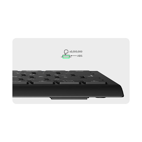 KeySonic KSK-5011ELC Teclado mini alámbrico USB con NumPad Negro QWERTZ retroiluminado LED
