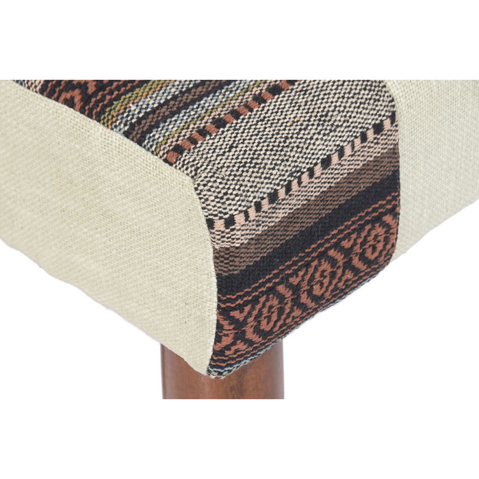 DKD Home Decor Descalzadora de Algodón y Mango Multicolor