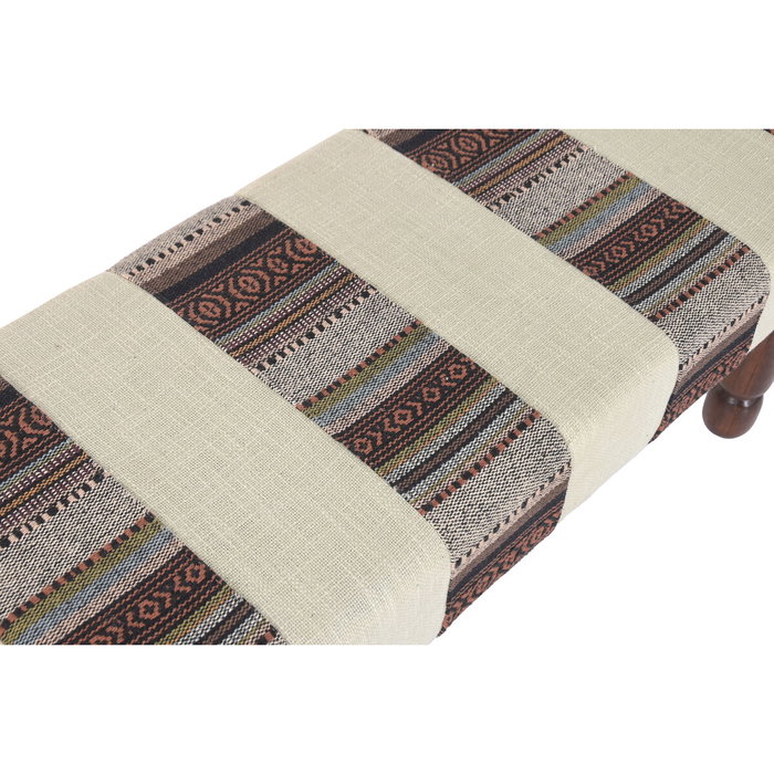 DKD Home Decor Descalzadora de Algodón y Mango Multicolor