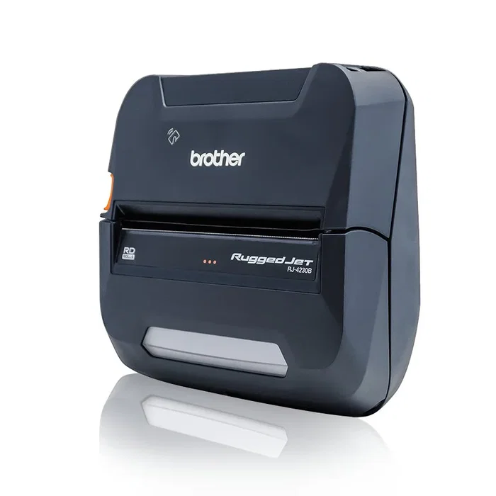 Brother RJ4230BL Impresora de Etiquetas Térmica Directa 203 x 203 DPI Bluetooth 4.2 Inalámbrica y Alámbrica con Pantalla LCD