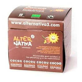 Alternativa 3 Cacao Instantaneo Bio 20 Sobrecitos 15G Comercio Justo Ecológico Sin Gluten Lactosa Vegano