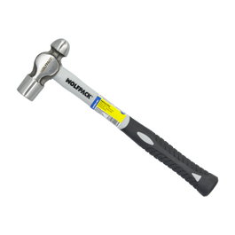 WOLFPACK LINEA PROFESIONAL Martillo Bola 500 Gramos Mango Fibra Vidrio
