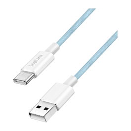 LogiLink Cable USB 2.0 Type-C A/M a C/M, 1 m, Azul
