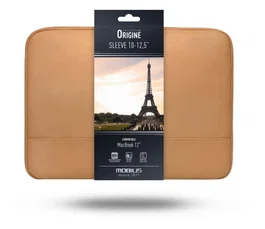 Mobilis 042033 Funda para Portátil 31.8 cm (12.5") en Imitación Piel Bronceado - Resistente a Golpes