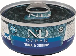 Farmina N&D Cat Ocean Atún Gamba Caja 24x70 gr