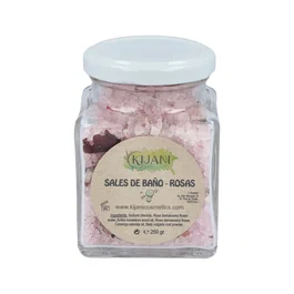 KIJANI Sales de Baño Rosas 300Gr Ecológico Certificado BIOINSPECTA