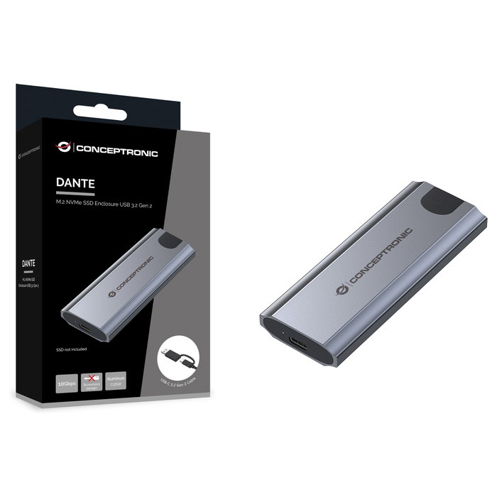 Conceptronic DANTE05G Carcasa Externa USB-C para SSD M.2 NVMe