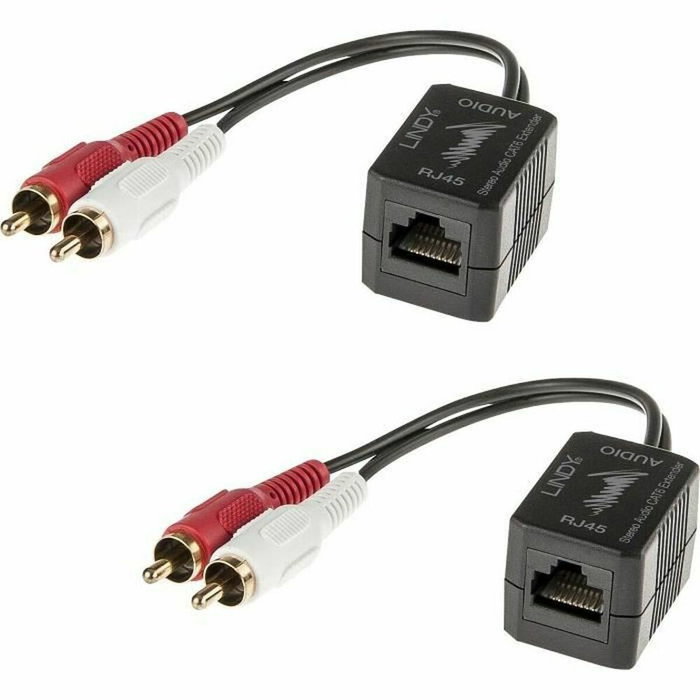 Lindy 70460 Extensor de audio analógico phono Cat.6 500m
