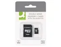 Q-connect Tarjeta de Memoria Micro SD Flash 8 GB Clase 4 con Adaptador