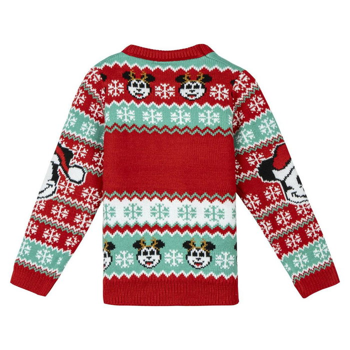 Cerdá Jersey Punto Navideño Mickey 4 Años Rojo