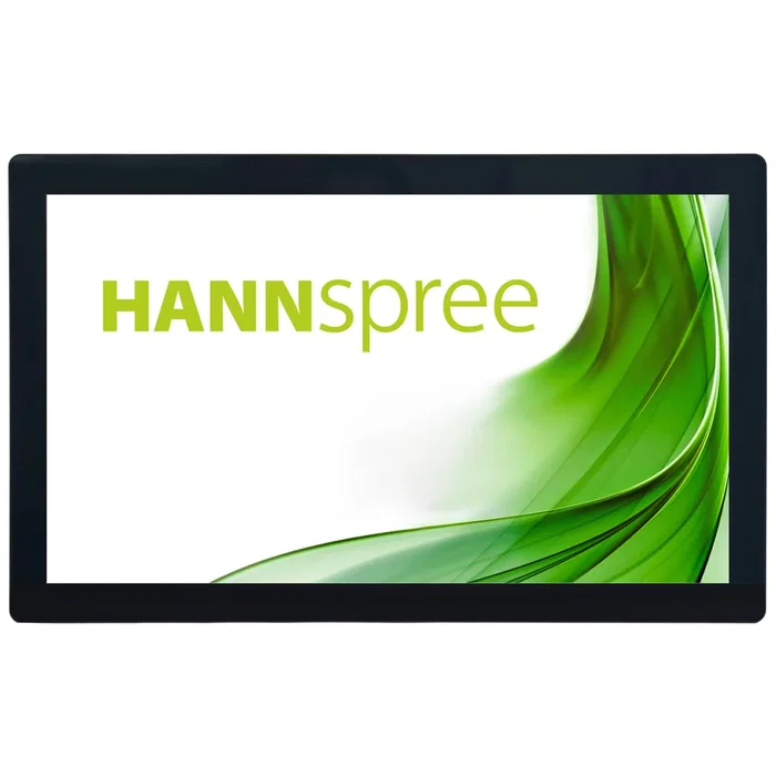 Hannspree Open Frame Monitor HO 225 HTB, 21.5" (54.6 cm) Pantalla Táctil Full HD LED, Diseño Tótem para Interior, Negro, 250 cd/m², IP65, 24/7, Con Altavoces y Montaje VESA