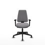 PIQUERAS Y CRESPO Silla de oficina Elche Gris con Brazos 1D