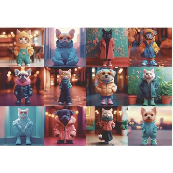 Educa Puzzle 200 Animales De Moda 20219