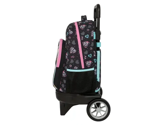 Safta Mochila Grande con Ruedas Compact Evolution Extraible Monster High Escolar con Carro 450x330x220 mm