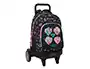 Safta Mochila Grande con Ruedas Compact Evolution Extraible Monster High Escolar con Carro 450x330x220 mm