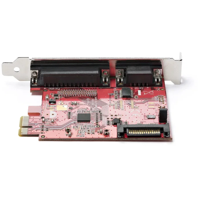 StarTech.com PEX1S1P950 Tarjeta PCIe x1 Interna con 1 Puerto Serie RS-232 DB9 y 1 Puerto Paralelo IEEE 1284 DB25 - Para Impresora, POS, Equipo Médico, Compatible con Windows y Linux