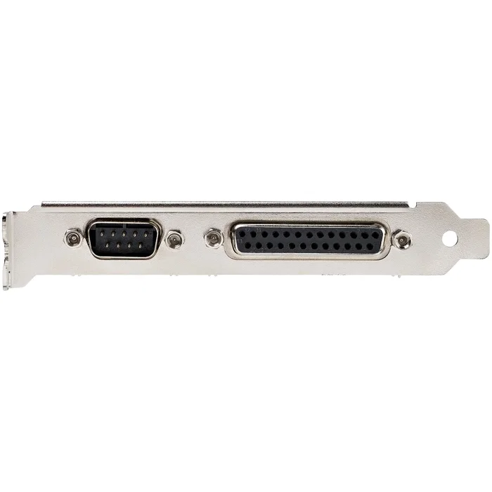 StarTech.com PEX1S1P950 Tarjeta PCIe x1 Interna con 1 Puerto Serie RS-232 DB9 y 1 Puerto Paralelo IEEE 1284 DB25 - Para Impresora, POS, Equipo Médico, Compatible con Windows y Linux