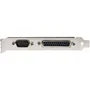 StarTech.com PEX1S1P950 Tarjeta PCIe x1 Interna con 1 Puerto Serie RS-232 DB9 y 1 Puerto Paralelo IEEE 1284 DB25 - Para Impresora, POS, Equipo Médico, Compatible con Windows y Linux