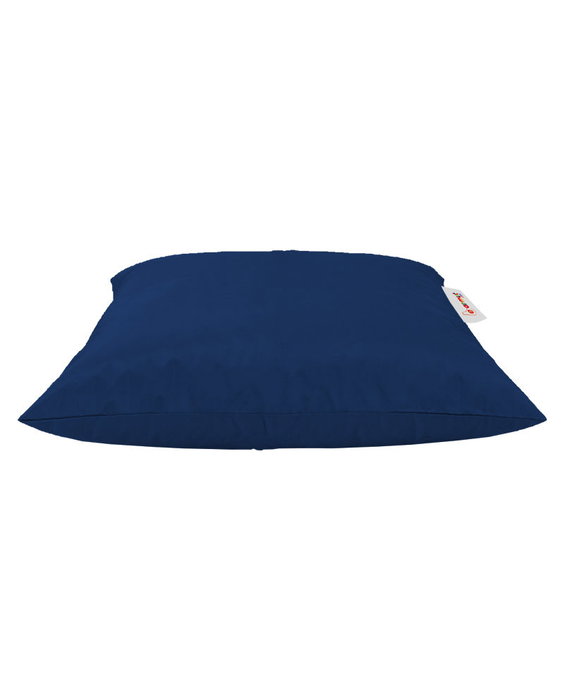 Atelier Del Sofa Cojín Pouf 40x40 - Azul Oscuro, Comodidad y Estilo con Materiales Reciclados