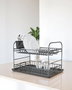Hermia Escurreplatos SM008-B Metálico Cromo 47x32x31 cm 2 Piezas