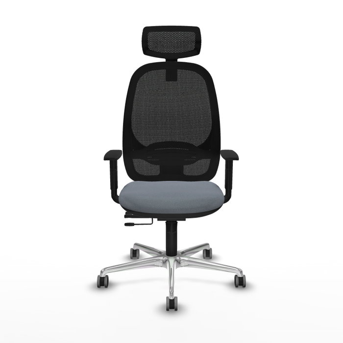 PIQUERAS Y CRESPO Silla de oficina Cilanco Gris y Negro