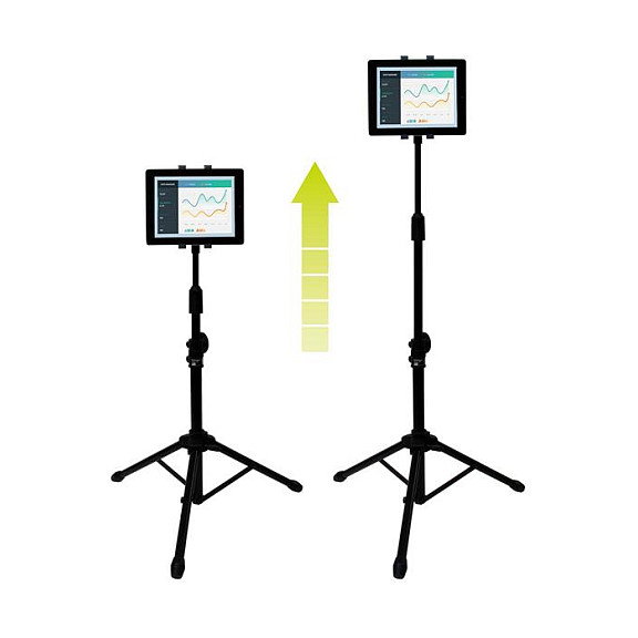 StarTech Trípode Ajustable de Piso para Tablets STNDTBLT1A5T