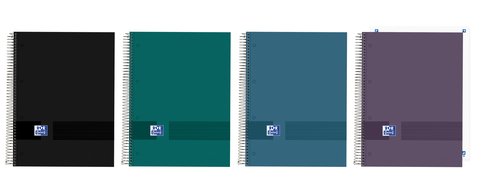 Oxford Cuaderno espiral Europeanbook 0 tapa extradura Din A5+ 120 hojas liso