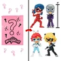 Bandai BAN3701405826840 Muñecas Sorpresa Chibi Cambian de Color 10 cm Miraculous Ladybug Personaje Aleatorio